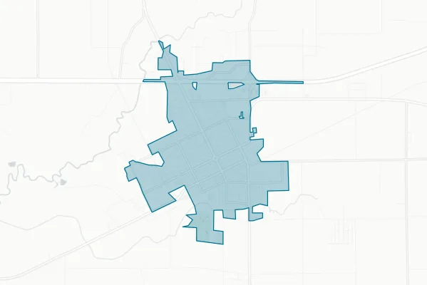City of Crowley — detail map