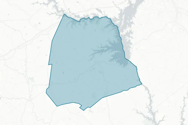 Hart County — detail map