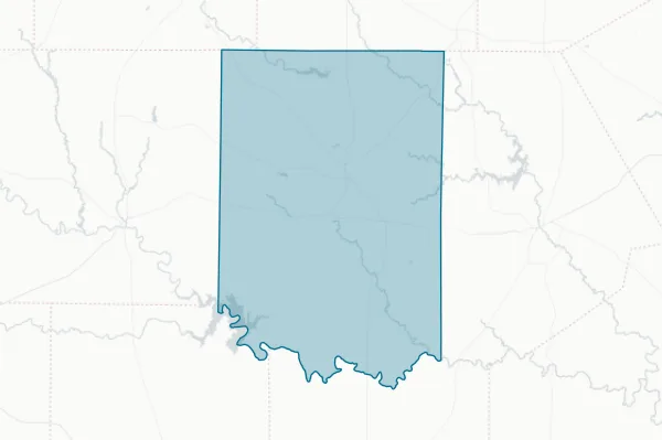 County of Coleman — detail map