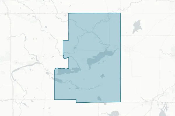 Green Lake County — detail map