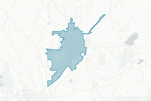 City of Laurel — detail map