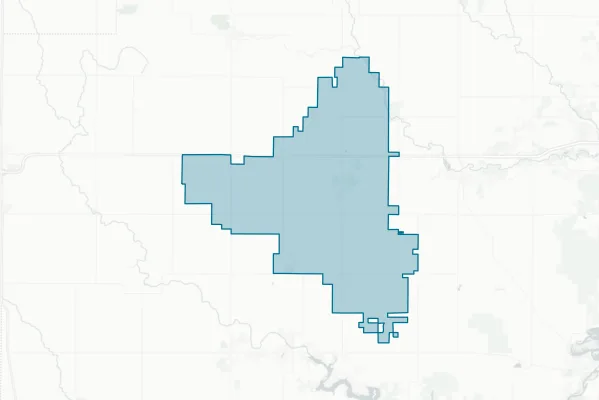 Edgar School District — detail map