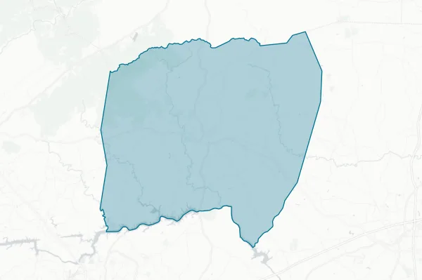 Alexander County — detail map