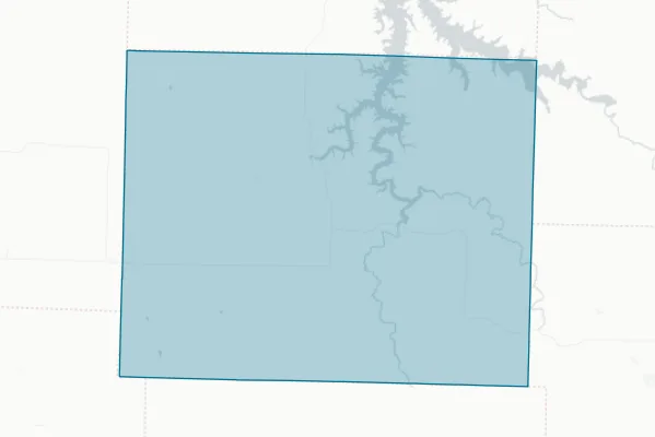 DADE COUNTY, MISSOURI — detail map