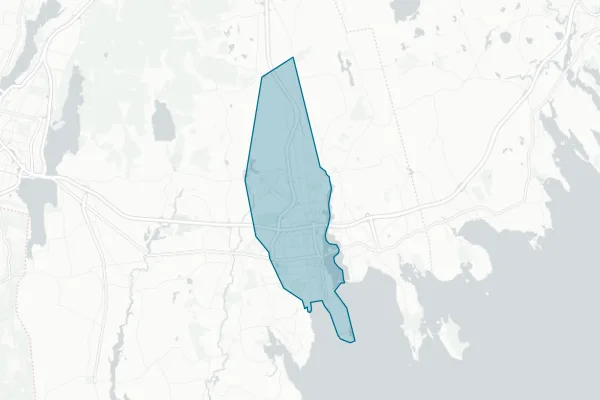 City of New Bedford — detail map