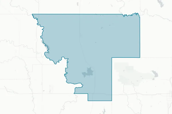 KIOWA COUNTY — detail map