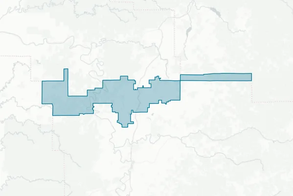 Oakland School District No. 1 — detail map
