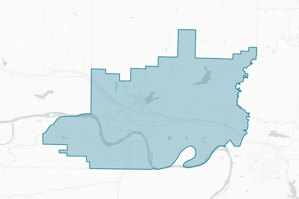 South Conway County School District — detail map