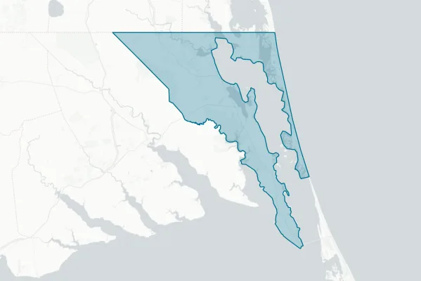 County of Currituck — detail map