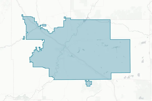 School District of Black River Falls — detail map