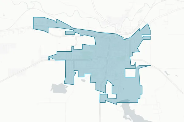 City of Havre — detail map