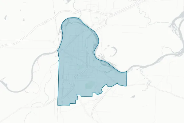 Fort Smith School District #100 — detail map
