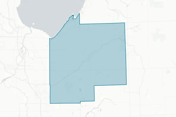 County of Tuscola — detail map