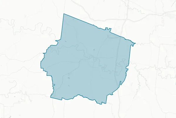 Maury County — detail map