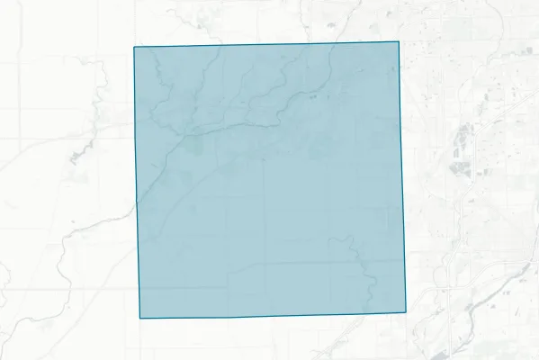 County of Kendall — detail map