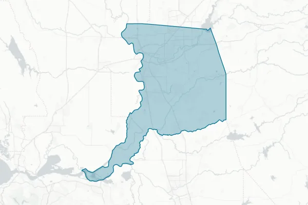 County of Sacramento — detail map