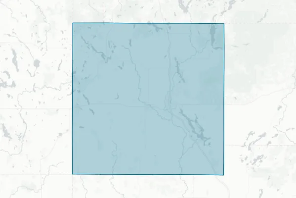 Barron County Wisconsin — detail map