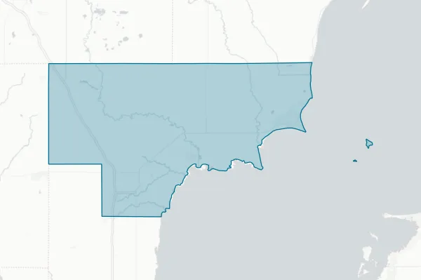 County of Arenac — detail map