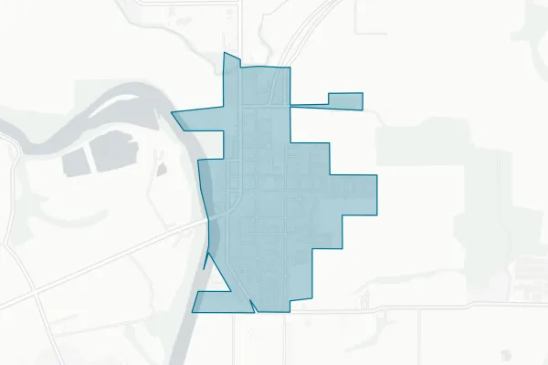 City of Jefferson — detail map