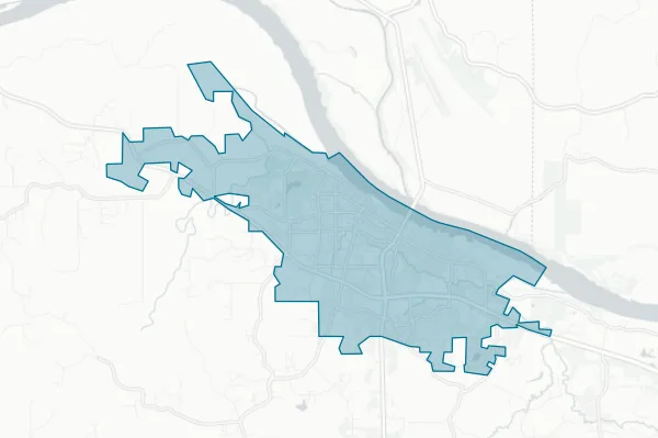 City of Washington — detail map