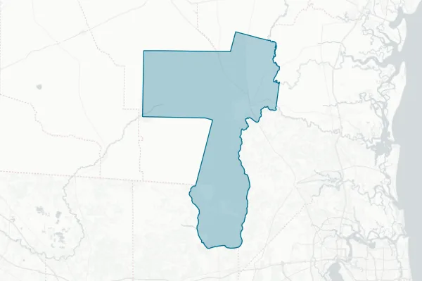 Charlton County — detail map