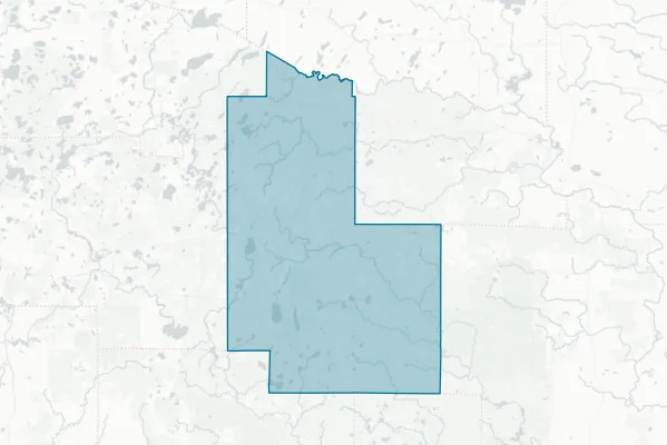 County of Forest — detail map