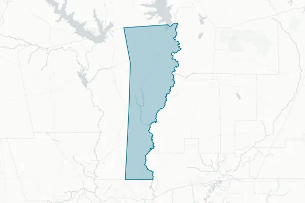 County of Newton — detail map