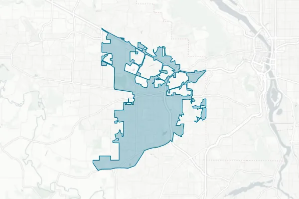 City of Beaverton — detail map