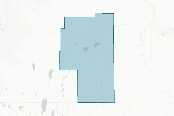 County of Harney — detail map