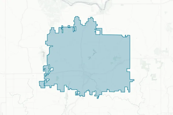 Dodgeville School District — detail map
