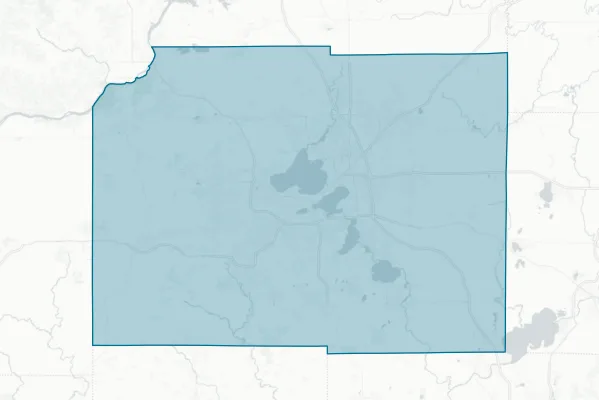 County of Dane — detail map