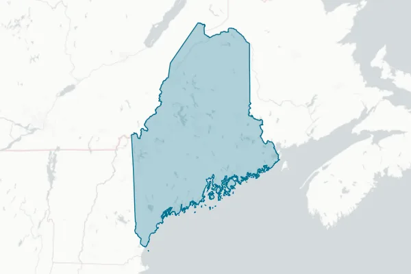 State of Maine — detail map