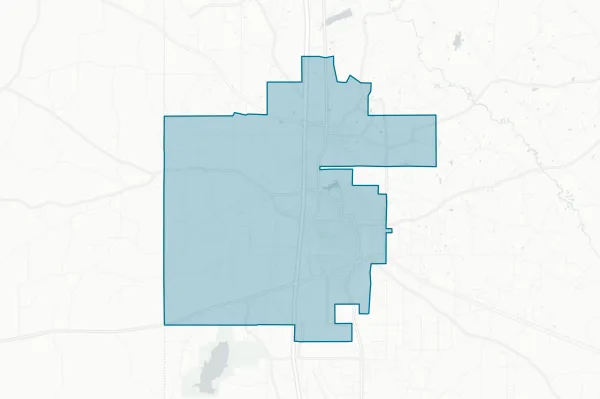 Mccomb School District — detail map
