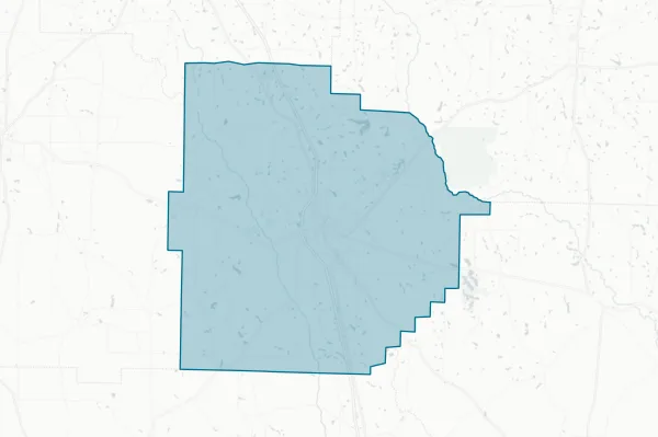 Tift County Board of Education — detail map