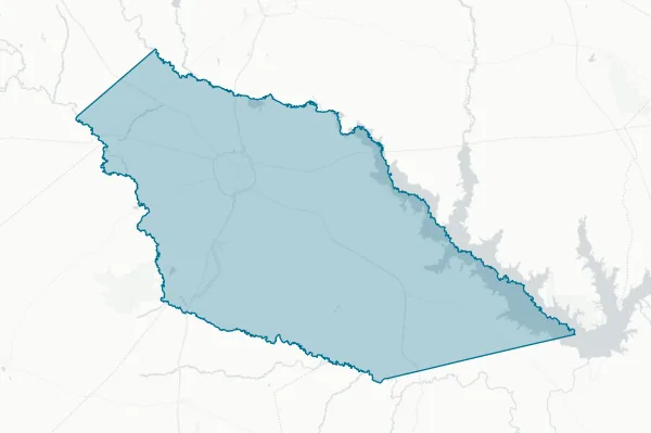 Angelina County — detail map
