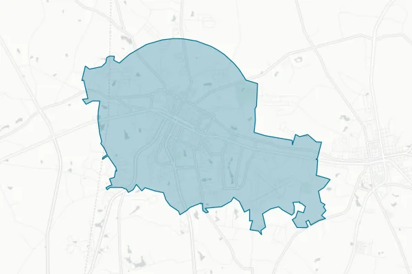 City of Vidalia — detail map