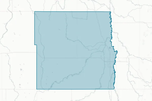 County of Cass — detail map