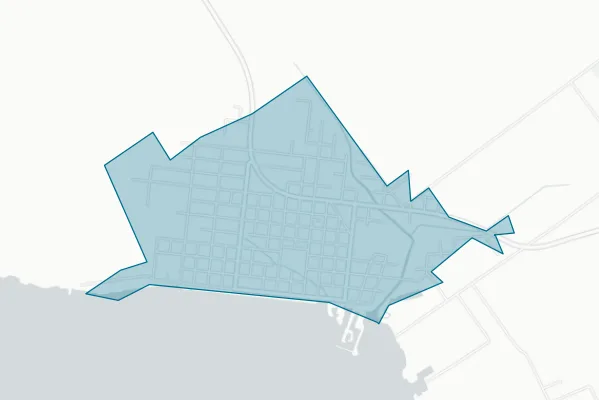 City of Seadrift — detail map