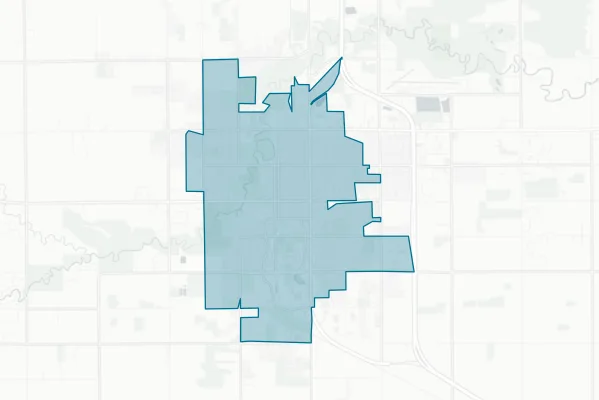 City of Mt Pleasant — detail map