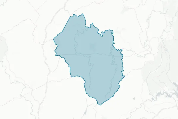 Yancey County — detail map