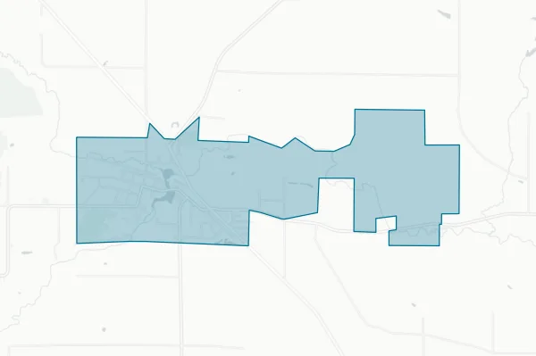 Village of Tigerton — detail map