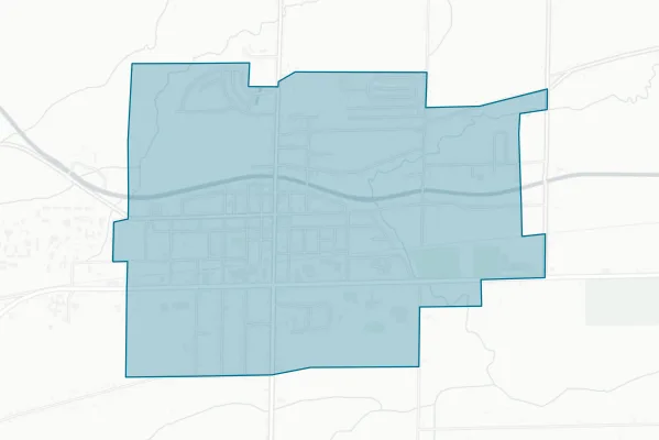Village of Albion — detail map