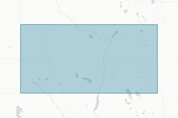 Foster County — detail map