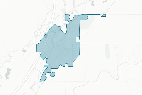 City of Dillon — detail map
