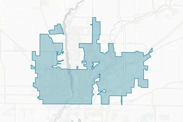 Town of Beloit — detail map