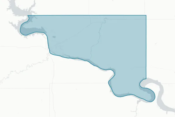 Hughes County — detail map