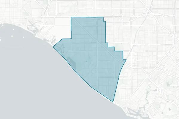 Huntington Beach Union High School District — detail map