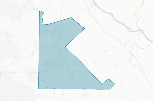 St Francois County — detail map