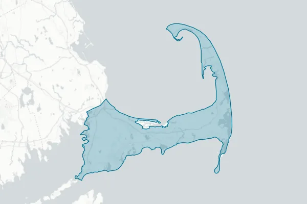 Barnstable County — detail map
