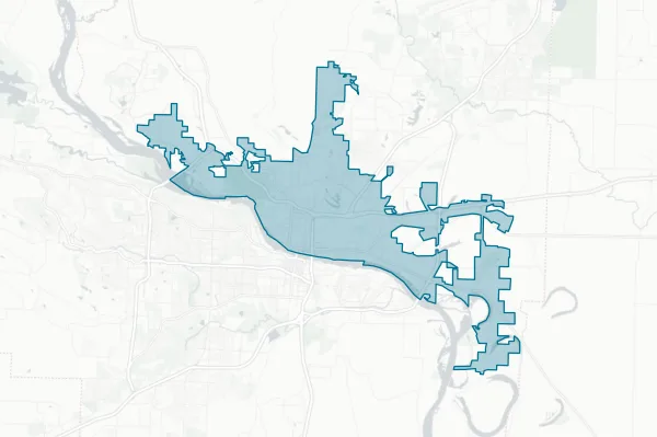 City of North Little Rock — detail map